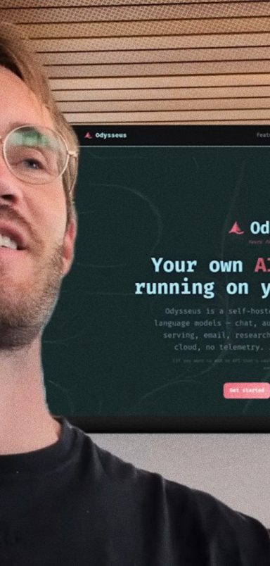 What is in PewDiePie's free self-hosted AI workspace Odysseus?