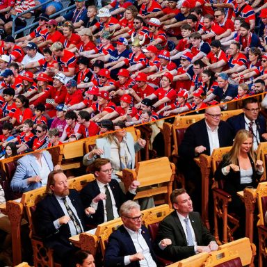 What is the Viking row performed by spectators and now the parliament members?