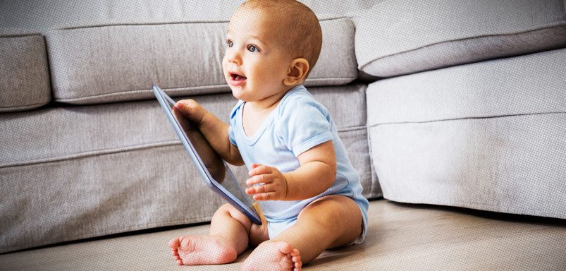Why should babies avoid screens before age 2?