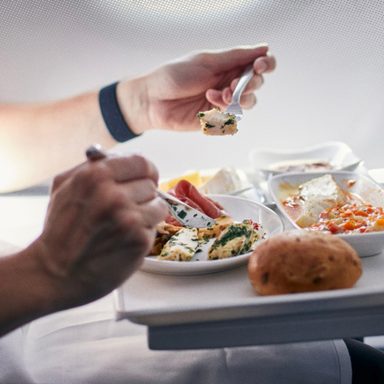 Why does airplane food taste different than usual?