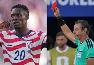 How a ‘call from Trump’ reversed a red card for an American player