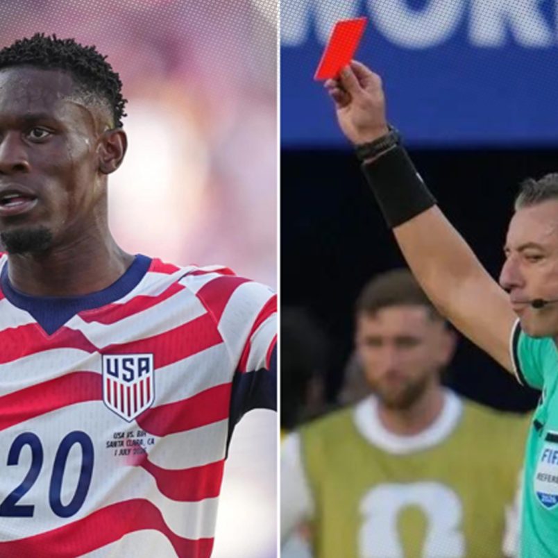 How a ‘call from Trump’ reversed a red card for an American player