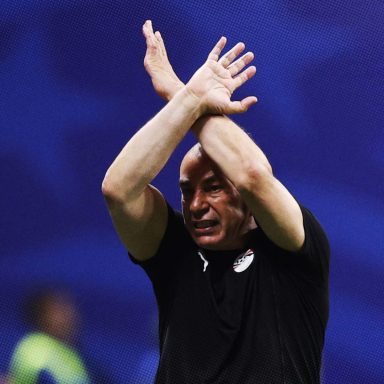 Why did Egypt's coach make the 'X' gesture at Messi?