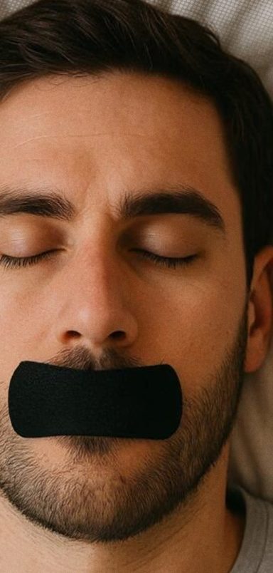 Does taping your mouth while sleeping have any benefit?