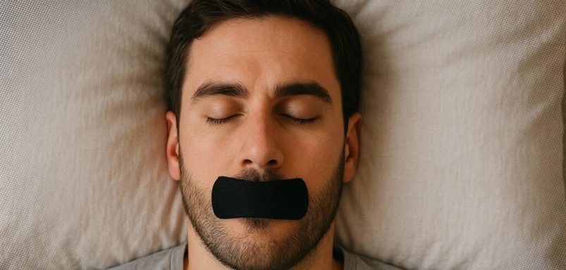Does taping your mouth while sleeping have any benefit?
