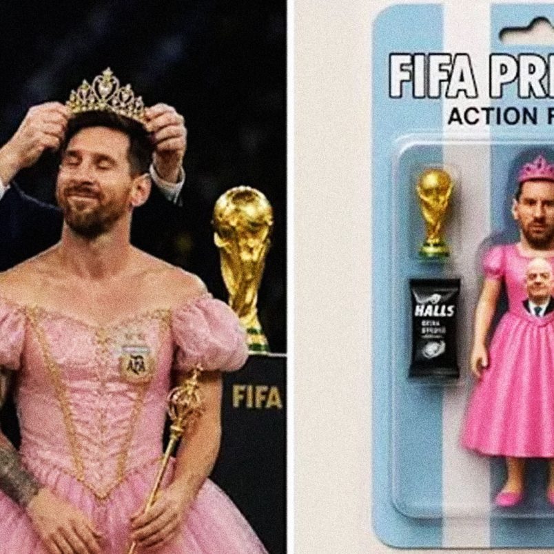 Why are fans calling Messi 'Fifa's princess'?