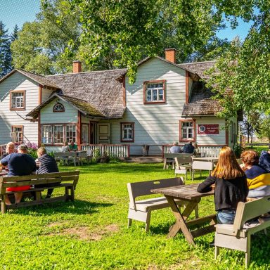 Why do Estonians invite strangers into their back gardens each summer?