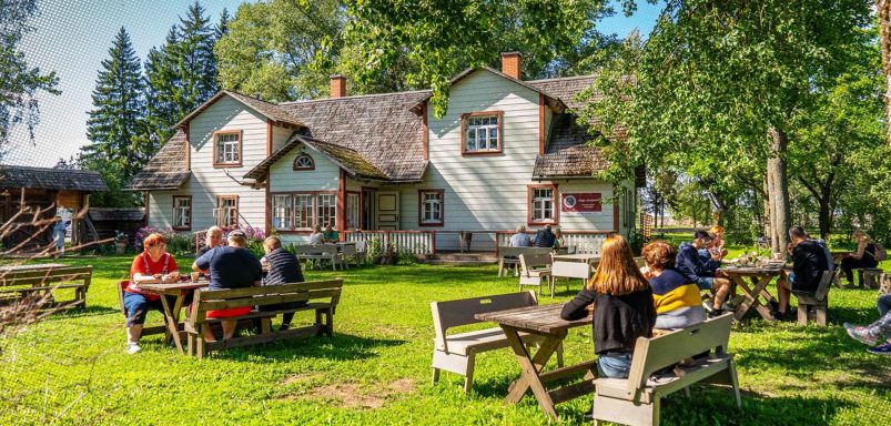 Why do Estonians invite strangers into their back gardens each summer?