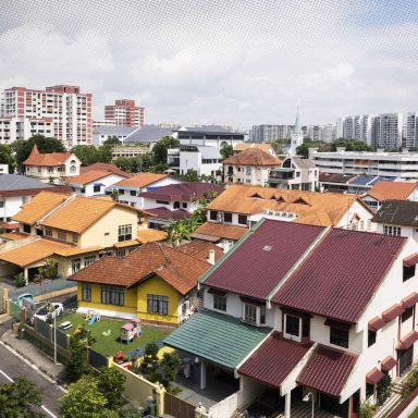 What is the cost of 1 sq meter of housing across Asia?