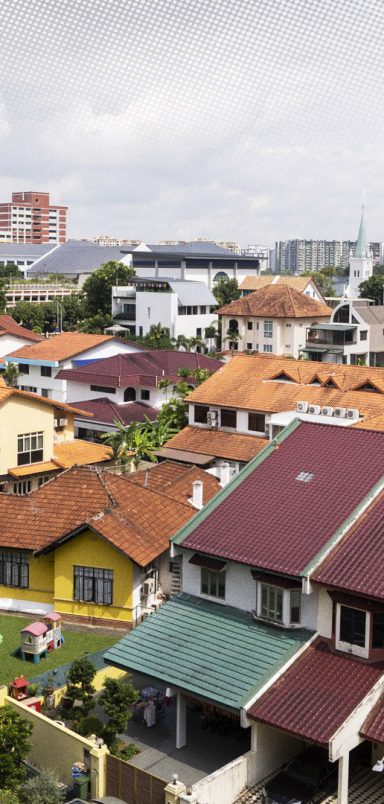 What is the cost of 1 sq meter of housing across Asia?