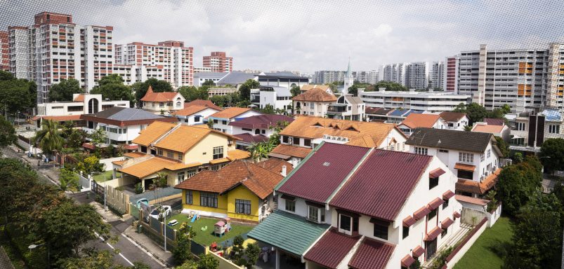 What is the cost of 1 sq meter of housing across Asia?