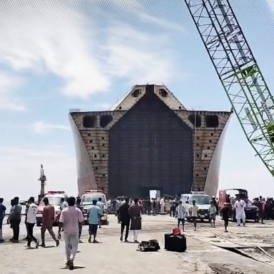 How did toxic gas remain in a gas-free certified ship?