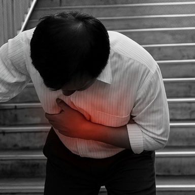 Is shortness of breath when climbing stairs or walking a sign of a disease?