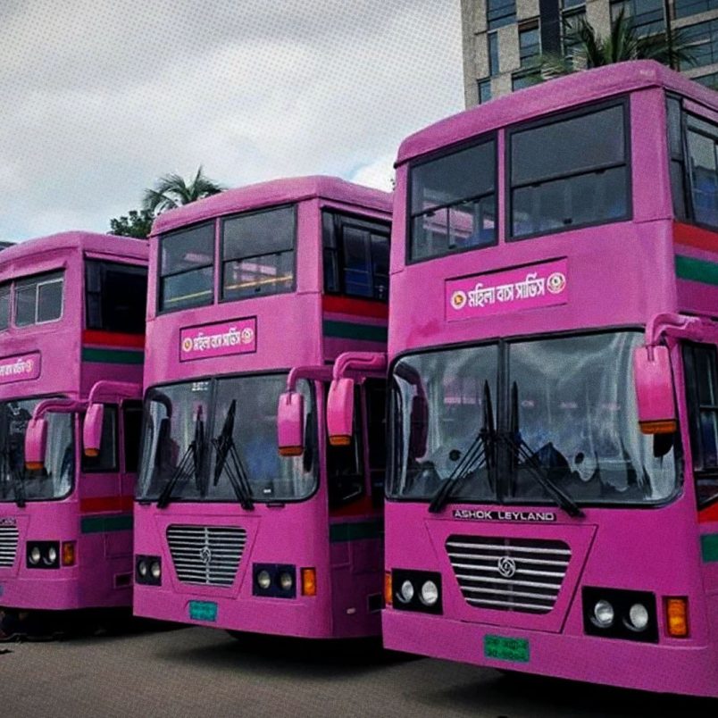 Which 11 routes will BRTC’s new pink buses operate on?