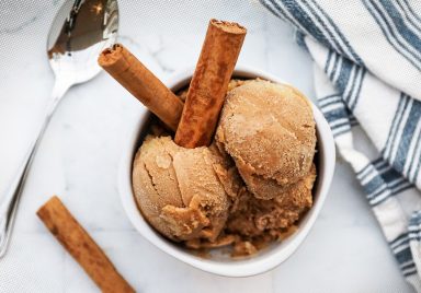 What is spiced ice cream and why is it becoming famous?