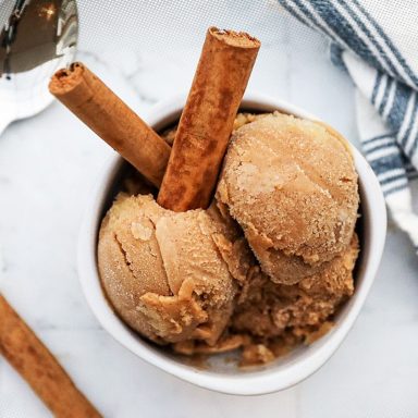 What is spiced ice cream and why is it becoming famous?