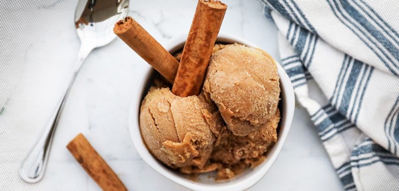 What is spiced ice cream and why is it becoming famous?