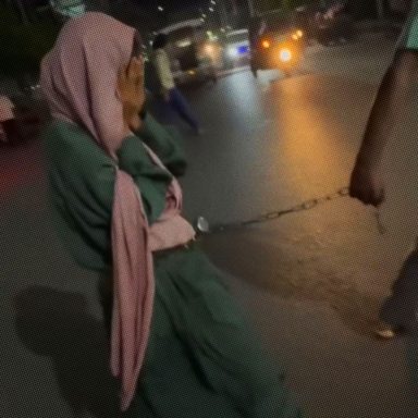 What gave them the right to chain and drag a girl accused of theft?