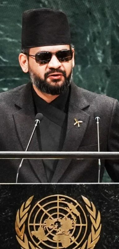 Why Nepal PM Balendra Shah addressed UN with sunglasses on