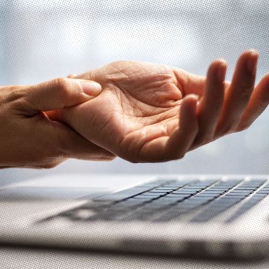 What happens to your wrists when you use phones and laptops for hours