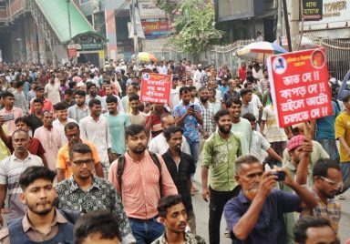 What are the demands behind the auto-rickshaw drivers’ street protest?