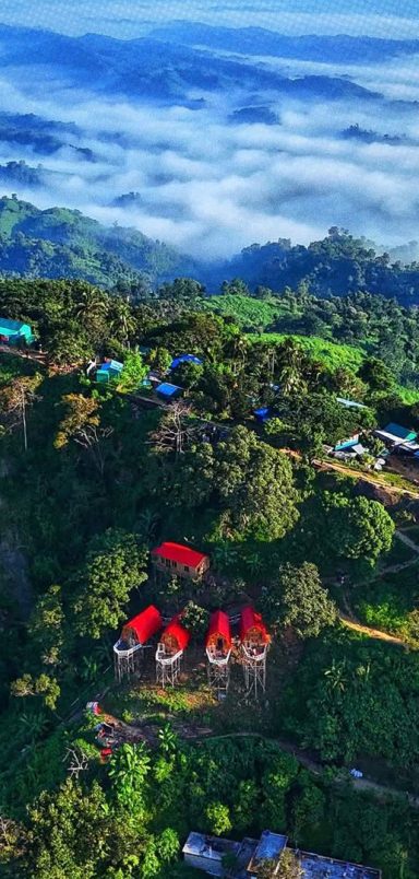 Why was Sajek Valley declared closed to tourists?