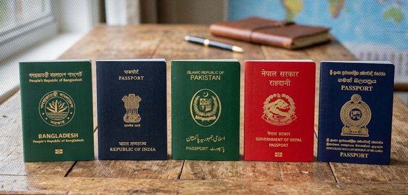 Bangladesh's passport vs India, Pakistan, Nepal and Sri Lanka: Who can travel further?