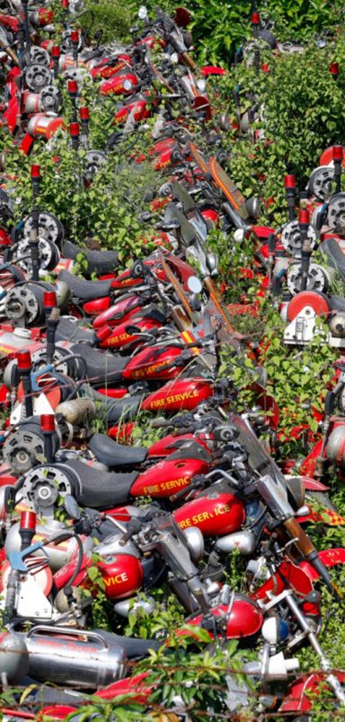 Why China-donated firefighting bikes are left to rust