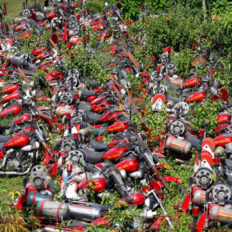 Why China-donated firefighting bikes are left to rust